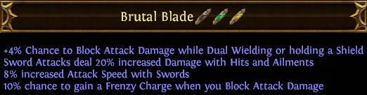 Brutal Blade PoE