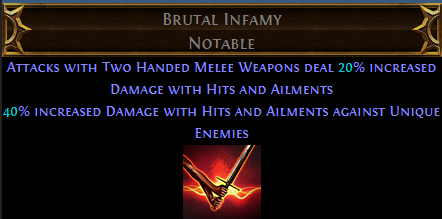 Brutal Infamy PoE