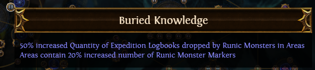 Buried Knowledge PoE