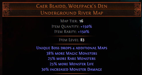 Caer Blaidd, Wolfpack's Den PoE