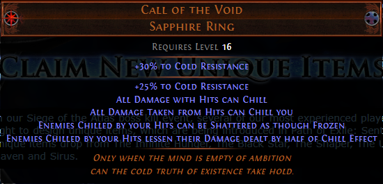 Call of the Void PoE