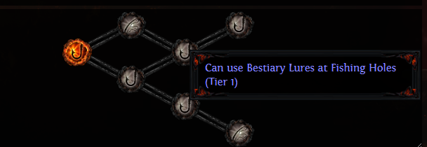 Can use Bestiary Lures at Fishing Holes