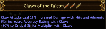Claws of the Falcon PoE