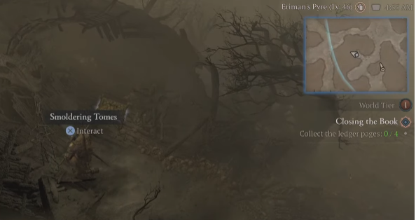 Collect the ledger pages - Diablo 4