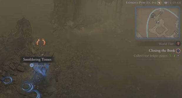 Collect the ledger pages - Diablo 4