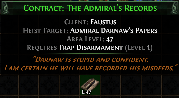 Contract: The Admiral's Records