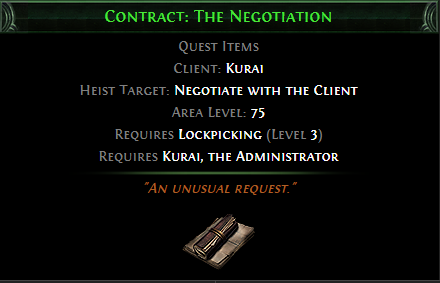 Contract: The Negotiation