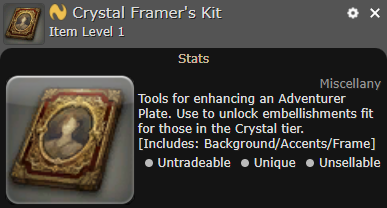Crystal Framer's Kit