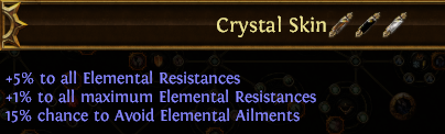 Crystal Skin PoE