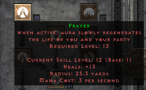 D2R Prayer Build Example