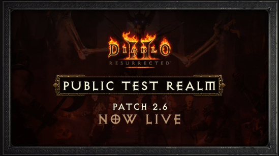 D2R PTR patch 2.6 is now live