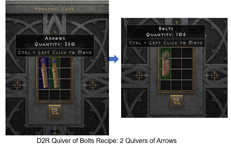 D2R Quiver Of Bolts Recipe