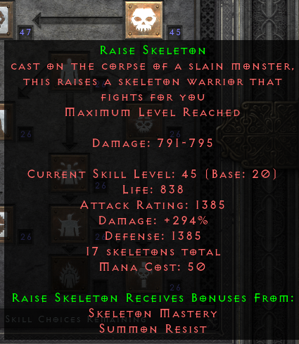 D2R Raise Skeleton Build Example