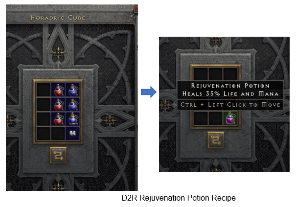D2R Rejuvenation Potion Recipe