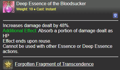 Deep Essence of the Bloodsucker FFXIV