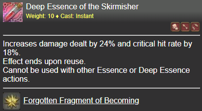 Deep Essence of the Skirmisher FFXIV