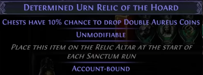 Determined Urn Relic of the Hoard PoE