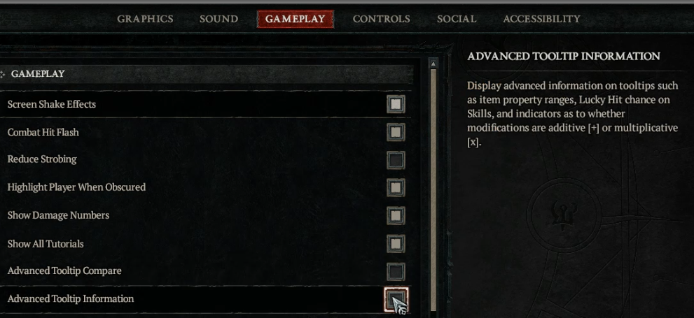 Diablo 4 Advanced Tooltip Information