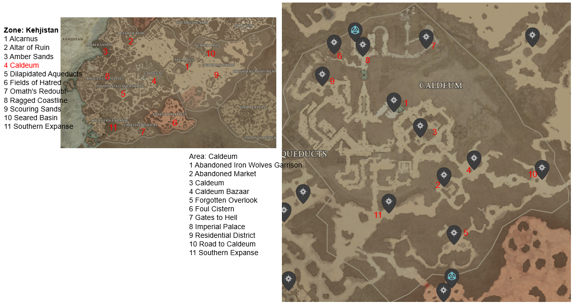 Diablo 4 Caldeum Areas Discovered