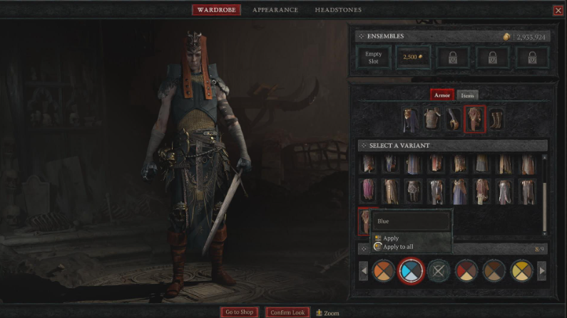Diablo 4 Cosmetics and Character Creation