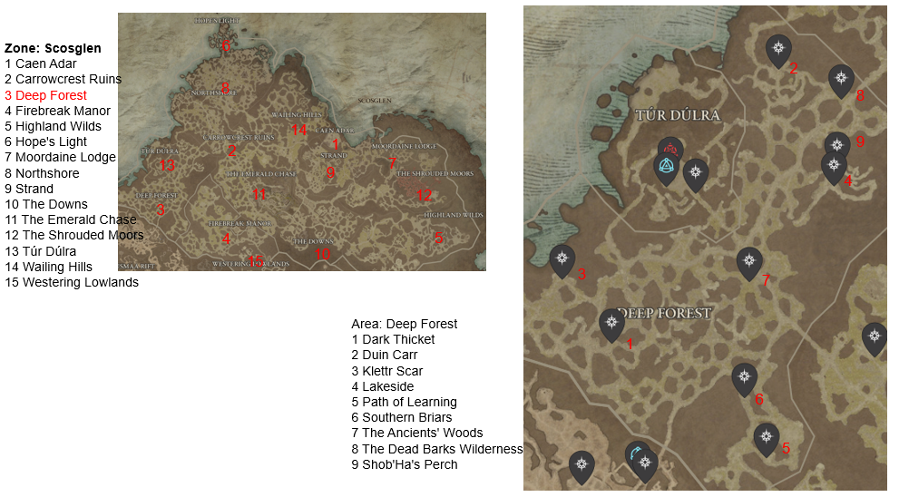 Diablo 4 Deep Forest Areas Discovered