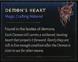 Diablo 4 Demon’s Heart