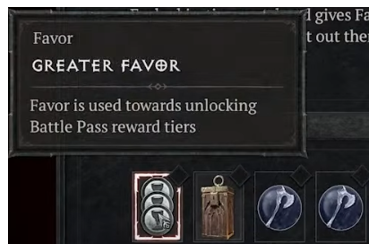 Diablo 4 Greater Favor