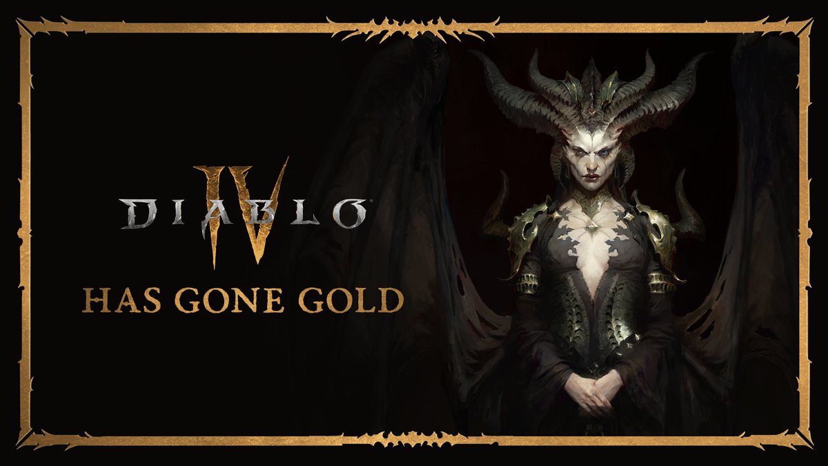 Diablo 4 Has Gone Gold