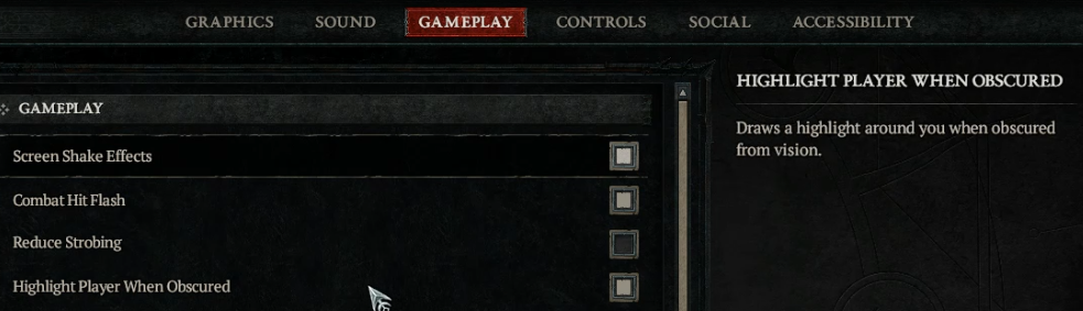Diablo 4 Highlight Player When Obscured