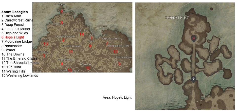 Diablo 4 Hope's Light Areas Discovered