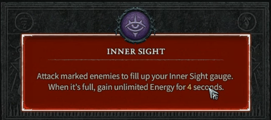 Diablo 4 Inner Sight