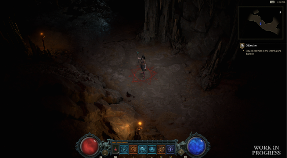 Diablo 4 Left-Corner Action Bar