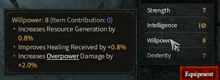 Diablo 4 Necromancer Willpower