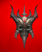 Diablo 4 Progenitor Favor (Necromancer) Back Trophy