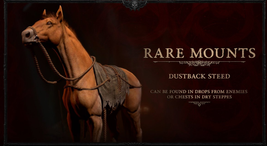 Diablo 4 Rare Mounts