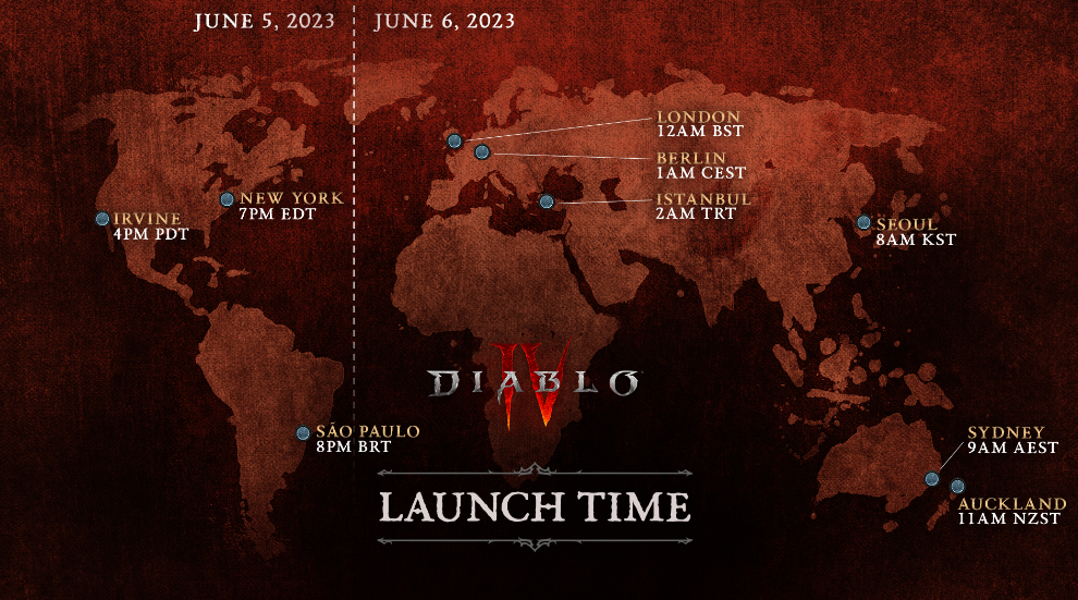 Diablo 4 Release Date and Time