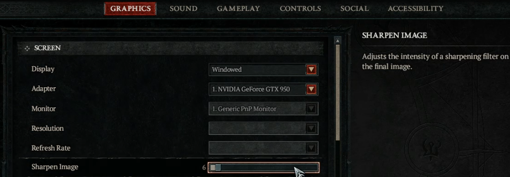 Diablo 4 Sharpen Image