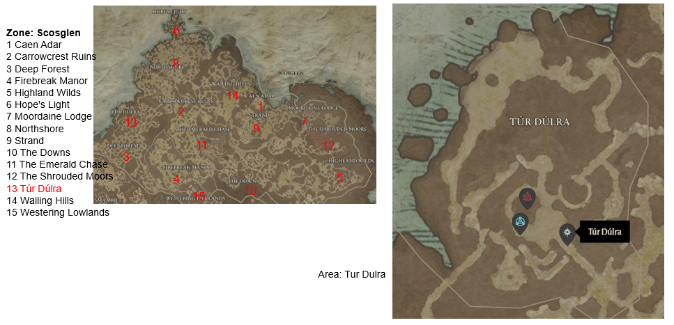 Diablo 4 Tur Dulra Areas Discovered
