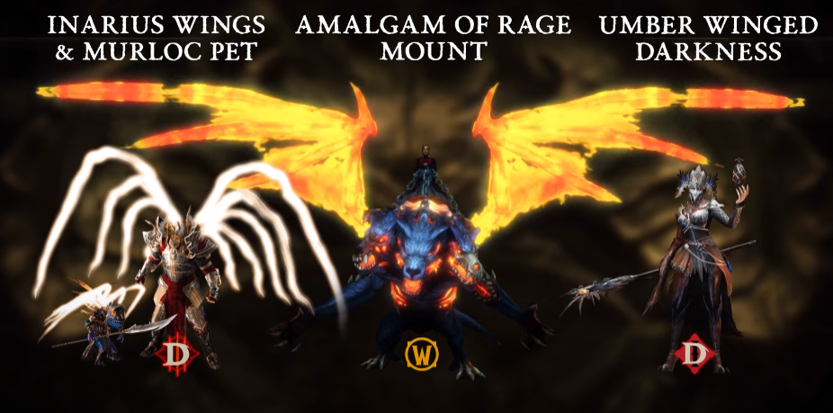 Diablo 4 Inarius Wings & Inarius Murloc Pet