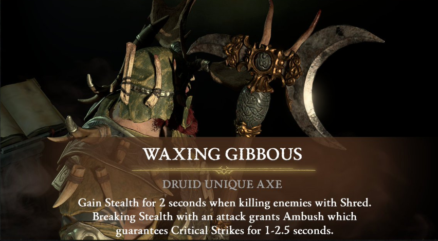 Diablo 4 Waxing Gibbous