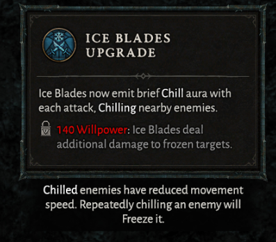 Diablo 4 Willpower Additional Effects