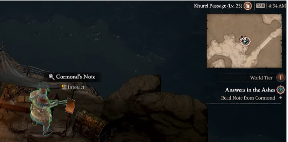 Answers in the Ashes - Diablo 4
