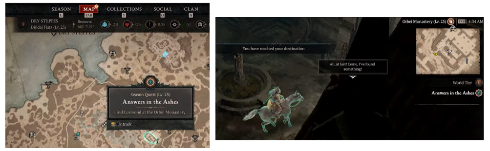 Answers in the Ashes - Diablo 4