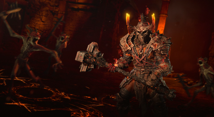 Hell's Champion Prestige Barbarian Equipment - Diablo 4