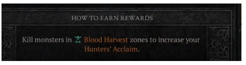 Hunter's Acclaim - Diablo 4