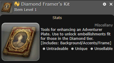 Diamond Framer's Kit