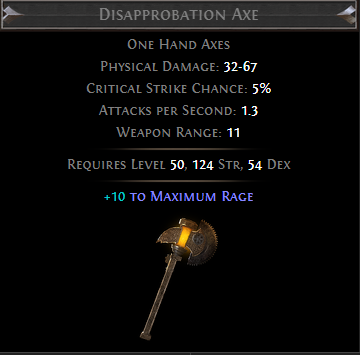 Disapprobation Axe