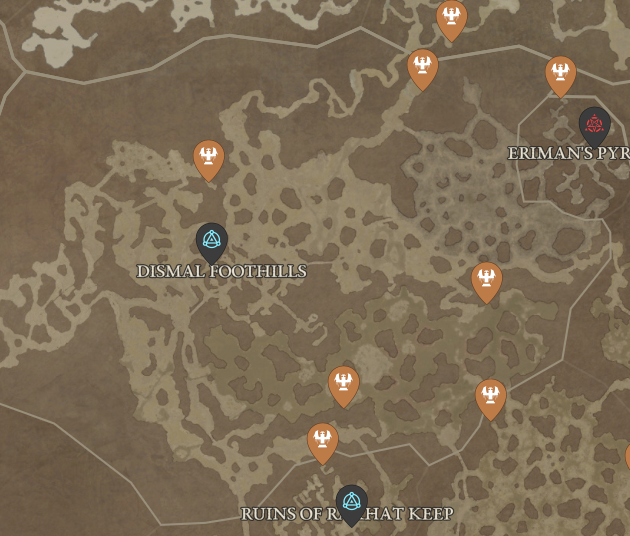 Diablo 4 Dismal Foothills Altar of Lilith