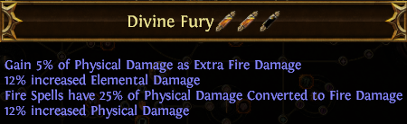 Divine Fury PoE
