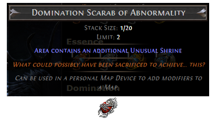 PoE Domination Scarab of Abnormality
